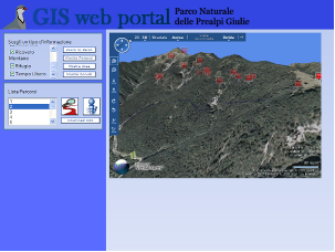 Portale webgis del Parco delle Prealpi Giulie